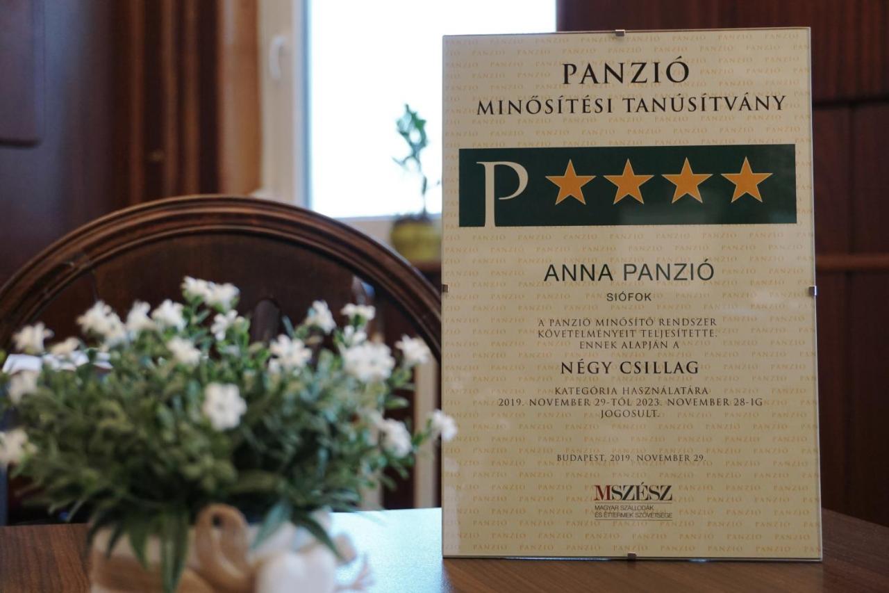 Bed and Breakfast Anna Panzio & Wellness Siófok Exteriér fotografie